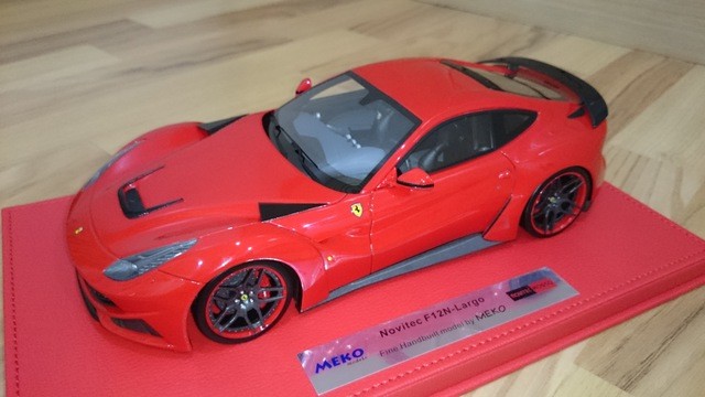 Meko Models : Retour sur la Novitec F12 N-Largo Rosso Corsa 1/18