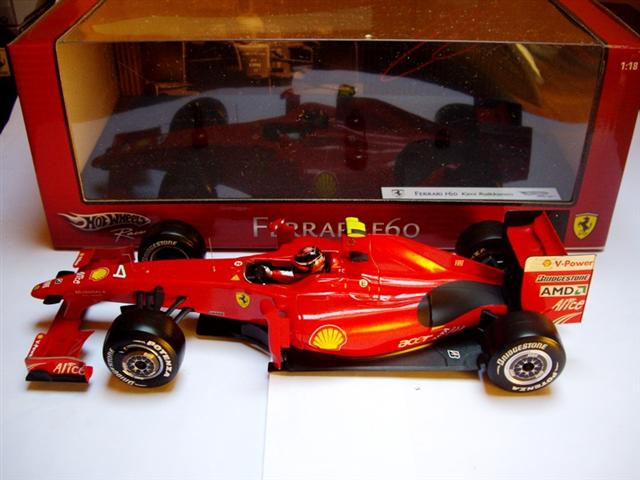 Nouveaut HotWheels : Ferrari F60 de Kimi Raikkon de 2009