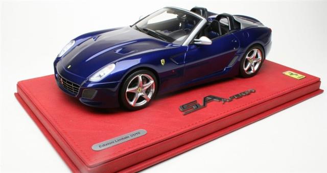 Srie spciale de la Ferrari SA Aperta Blu Electrico BBR 1/18