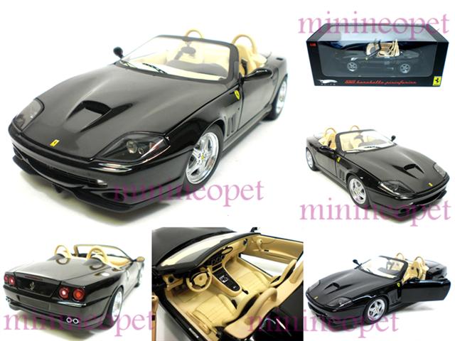 Sortie de la Ferrari 550 Barchetta Noire Elite 1/18