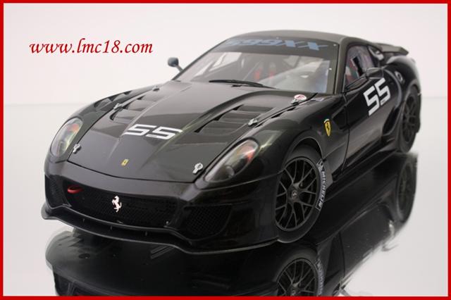 Photos de la Ferrari 599XX Elite Noire #55 au 1/18
