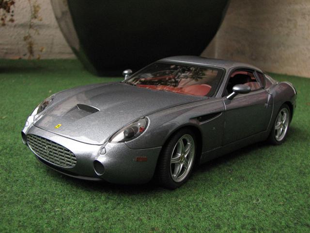 Retour sur la Ferrari 575 GTZ intrieur bordeaux Elite 1/18