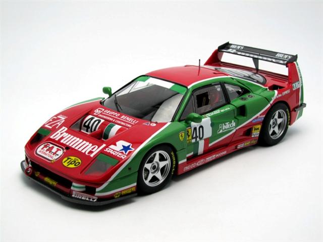 Nouveaut Elite : Ferrari F40 LM 24 Heures du Mans 1995 #40 1/18