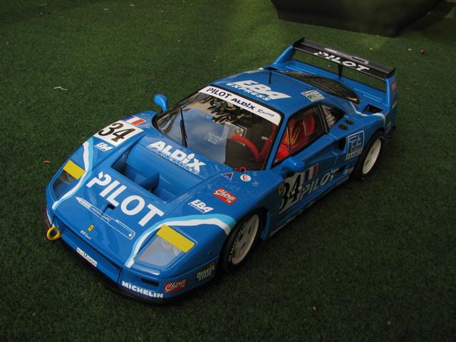 Nouveaut Elite : Ferrari F40 LM Le Mans 1995 #34 Pilot 1/18