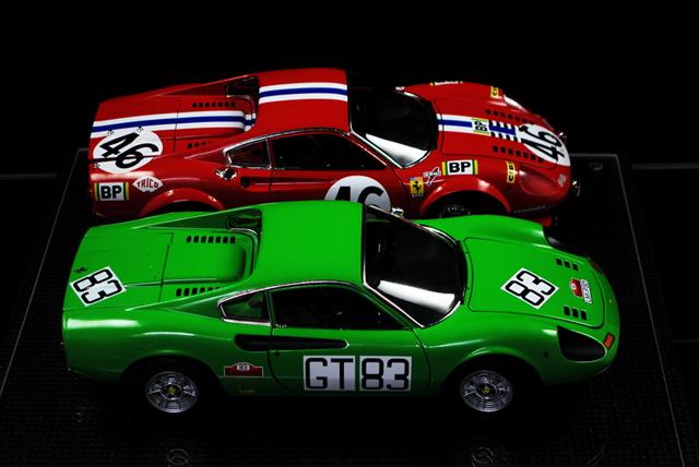 Photos de la Dino 246 GT 1000 Km du Nurburgring Elite au 1/18