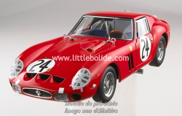 Premires photos officielles de la 250 GTO Elite #24 Le Mans 63