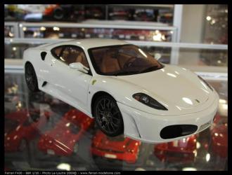 Nouveaut BBR : Ferrari F430 blanche au 1/18 !