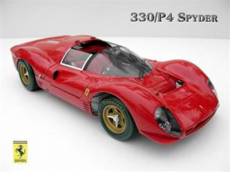 Photos dtailles de la 330 P4 Spider rouge de chez GMP 1/18