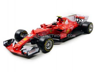 Bburago : Nouveaut Septembre 2017 : Autres photos de la Ferrari F1 2017 SF70-H de Raikkonen au 1/18