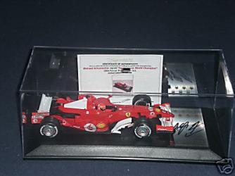 Ferrari 248F1 1/18 ddicace par M.Schumacher - 100 exemplaires