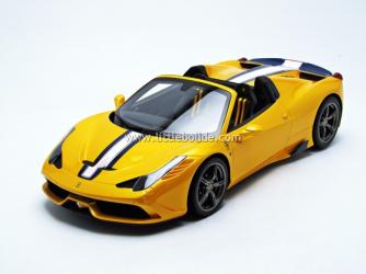 BBR : Nouveaut 2015 : Ferrari 458 Speciale A Giallo Tristrato Ouverte P18102 1/18