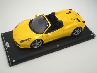 MR Models : Retour sur la Ferrari 458 Spider Giallo Tristrato 1/18
