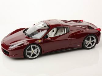 MR Models : Retour sur la Ferrari 458 Spider Rosso Mugello toit ferm 1/18