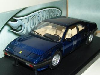 Sortie de la Ferrari Mondial 8 Bleue HotWheels 1/18