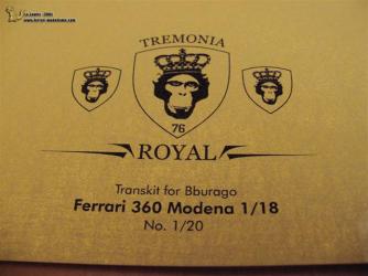 Srie limite chez Tremonia ! Le Royal Kit Modena : 20 ex. !!!