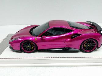 Davis & Giovanni - Retour sur la Novitec 488 GTB Rose chrom au 1/18