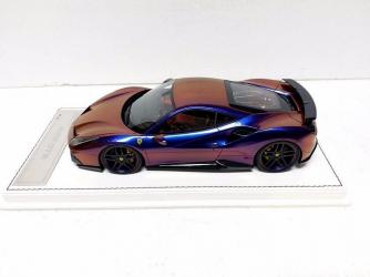 Davis & Giovanni - Retour sur la Novitec 488 GTB Violet iridescent "Chameleon Purple 006" au 1/18