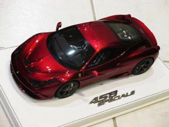 BBR / Raceline Models : Ferrari 458 Speciale Fuschia mtallis au 1/18