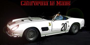 Photos de la Ferrari 250 GT California Le Mans #20 Elite 1/18