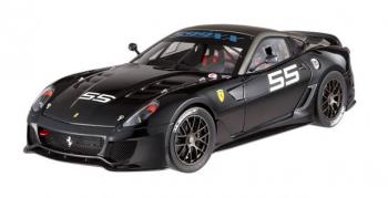 Photos officielles de la Ferrari 599XX Elite noire #55 1/18