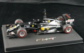 BBR / Raceline Models : Nouveaut Aot 2015 : Ferrari F14-T test Car Noir mat socle noir 1/18