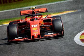 Looksmart : LS18F1023 : La Ferrari SF90 de Charles Leclerc vainqueur du GP de Belgique, premire victoire, annonce au 1/18