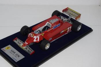 Looksmart : Nouveaut Juillet 2016 : Ferrari 126 CK #27 Gilles Villeneuve GP Espagne 1981 1/18