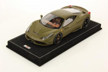 MR Models : Nouveaut Novembre 2015 : Ferrari 458 Speciale Vert Militaire 1/18
