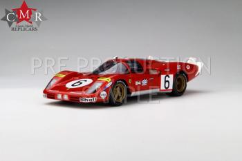 CMR : Preview 2017 : Photos de la Ferrari 512 S Long Tail Le Mans 1970 N6 au 1/18