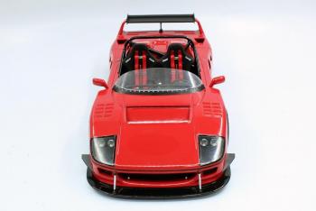 Top Marques : Preview Sept. 2019 : TOP68B : Photos de la future Ferrari F40 Barchetta Beurlys en rouge au 1/18