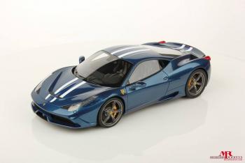 MR Models : Nouveaut : Dcouvrez la Ferrari 458 Speciale Blue NART 1/18