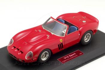 Photos de la Ferrari 250 GTO Spider rouge V12 SportModels 1/18