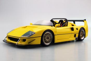 Top Marques : Preview Sept. 2019 : TOP68A : Photos de la future Ferrari F40 Barchetta Beurlys en jaune au 1/18