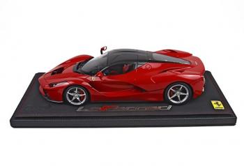 BBR : Ferrari LaFerrari Rosso Corsa Toit Carbone 1/18