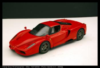 Sortie de la Ferrari Enzo M.Schumacher Elite 1/18