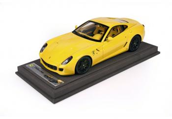 BBR : Ferrari 599 GTB Fiorano jaune jantes noires 1/18
