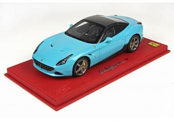 BBR : Nouveaut dbut 2015 : Ferrari California T Baby Blue toit carbone CAL13 1/18