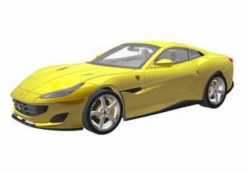 BBR : Preview Q1 2018 : Les autres teintes de la future Ferrari Portofino toit ferm au 1/18