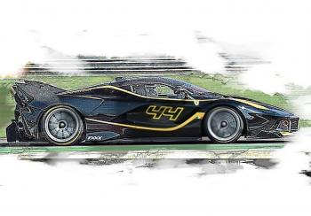 BBR : A venir : Ferrari FXX-K Noire #44 P18119G 1/18