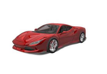 BBR : Preview 2019 : P18171A : Le fabricant produira la Ferrari F8 Tributo en Rosso Corsa du Salon de Genve au 1/18