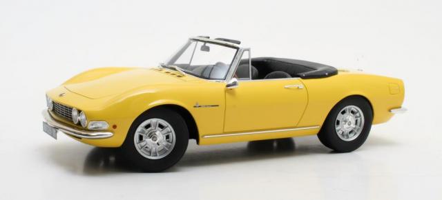 Cult Models : Preview Oct 2019 : CML087-2 : La Fiat Dino Spider 2000 galement annonce en jaune au 1/18