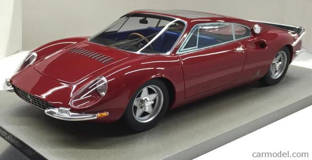 Tecnomodel : Nouveaut Avril 2016 : Ferrari 365 P Berlinetta Speciale Tre-Posti 1966 rouge 1/18