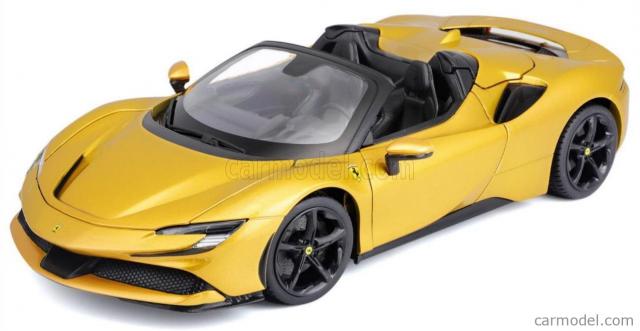 Bburago : Preview Q3 2022 : La Ferrari SF90 Stradale Spider sortira en Jaune mtallis au 1/18