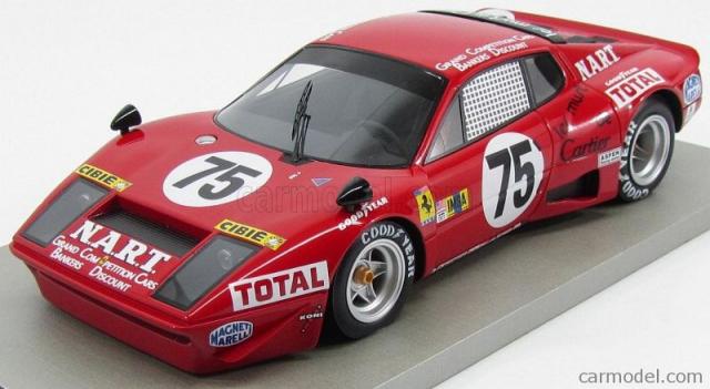 Tecnomodel : Nouveaut Juillet 2016 : Ferrari 365 GT4 BB NART Competizione N75 24 Heures du Mans 1977 1/18