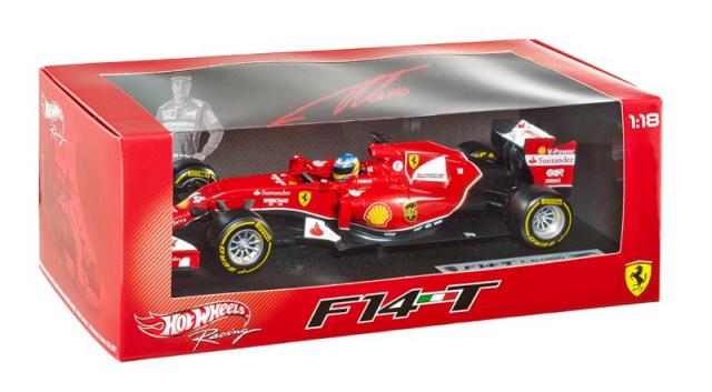 HotWheels : Preview : Photos officielles de la Ferrari F14-T Alonso 1/18