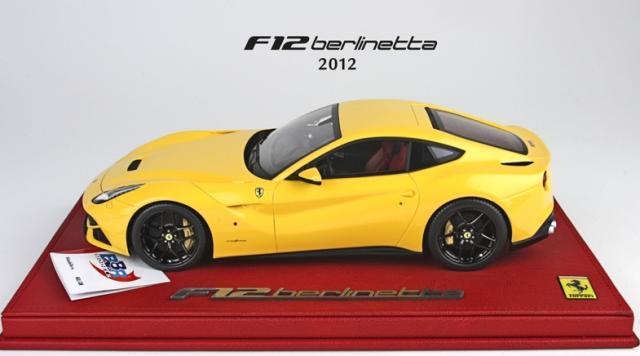 La Ferrari F12 Berlinetta passe au jaune chez BBR 1/18