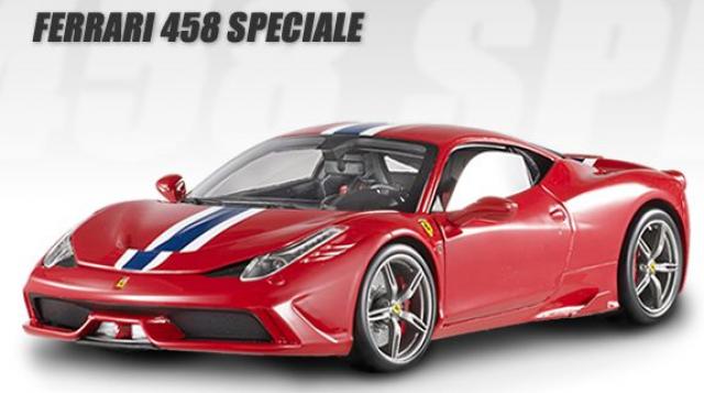 Elite : Premire photo officielle de la Ferrari 458 Speciale Rosso Corsa 1/18