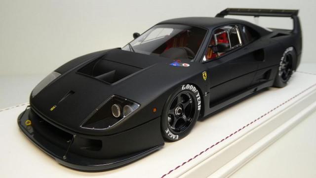 Davis & Giovanni : Retour sur la Ferrari F40 LM Noir Mat  jantes noires au 1/18