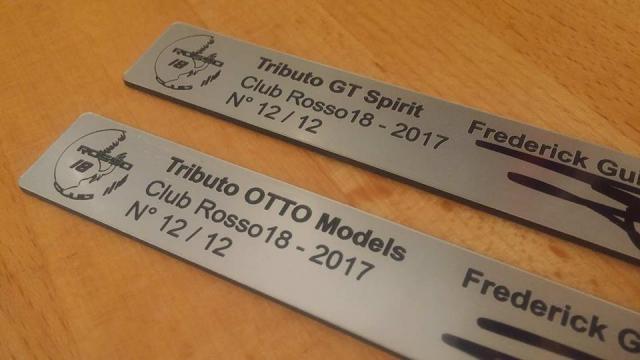 Rosso18 : Nouveau Projet Tributo OTTO Models & GT Spirit : 2 sries de 12 exemplaires ddicacs