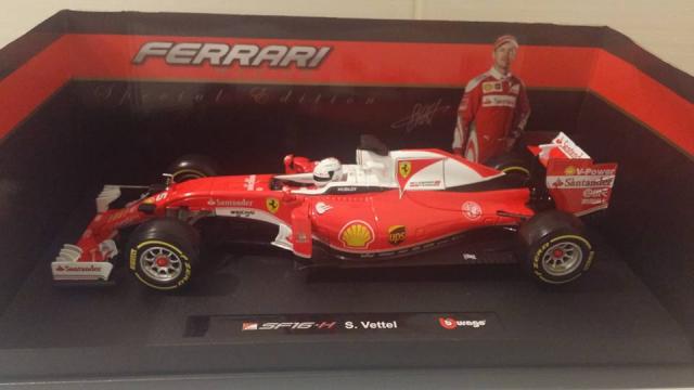 Bburago : Nouveaut Septembre 2016 : Ferrari F1 2016 SF16-H de Vettel 16802V au 1/18